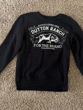 Medium Yellowstone Dutton Ranch Crewneck